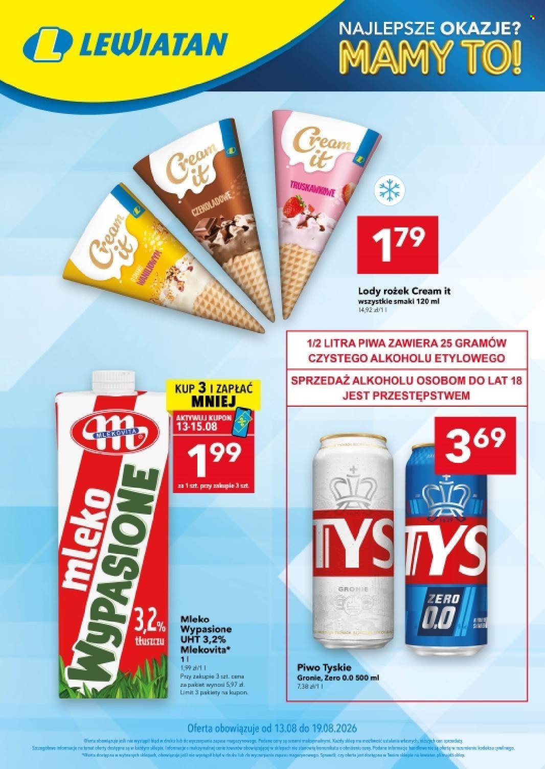 Gazetka LEWIATAN - Od czwartku 13.08.2026