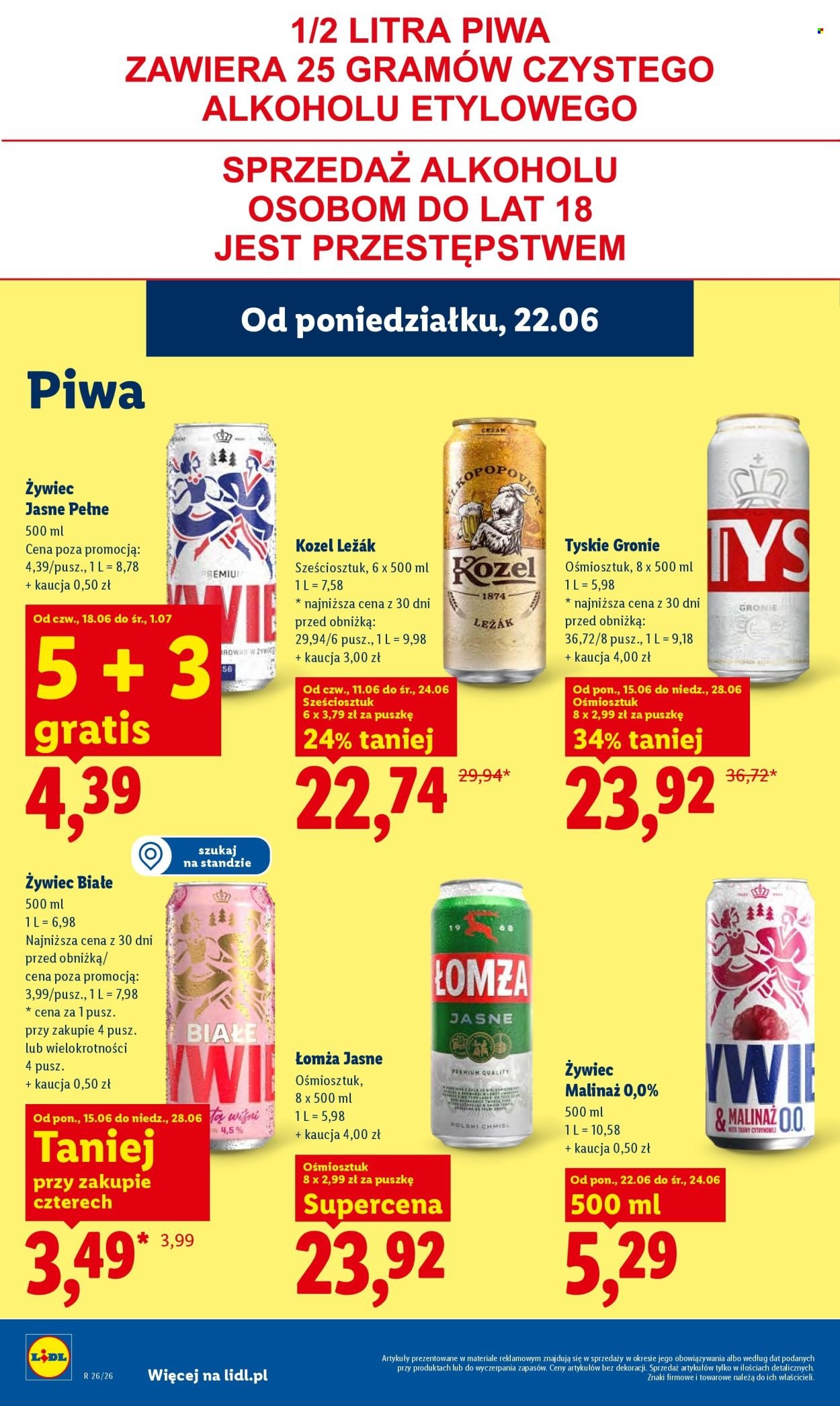 Gazetka LIDL - Od poniedziałku