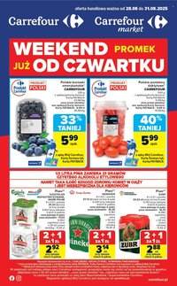 Gazetka CARREFOUR - Weekend promek już od czwartku (2025-08-28 - 2025-08-31)