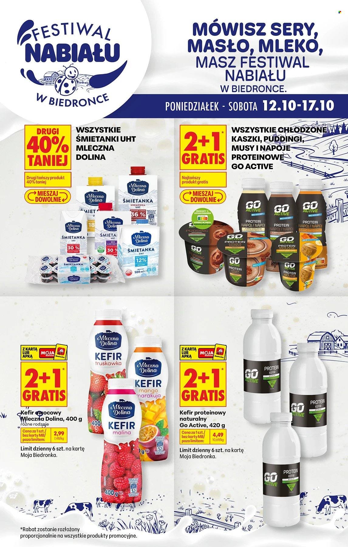 Gazetka BIEDRONKA - Festiwal nabiału