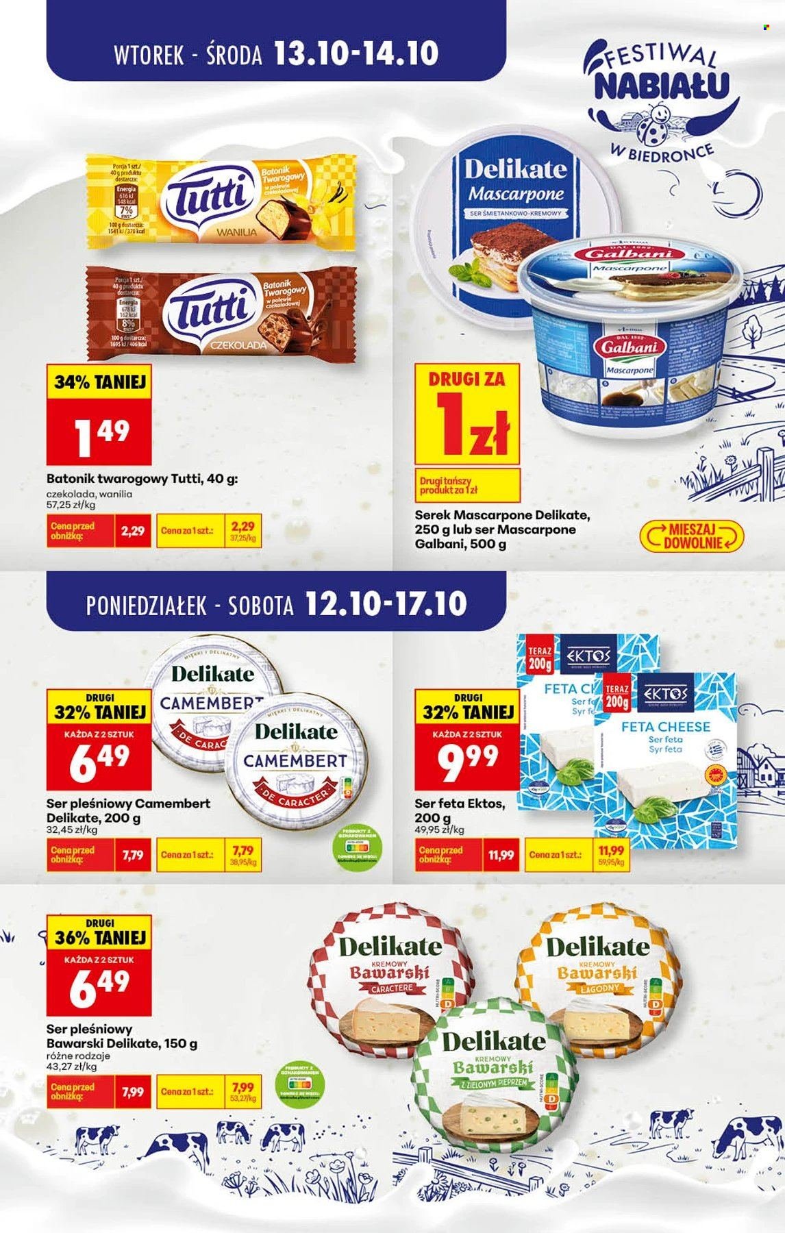 Gazetka BIEDRONKA - Festiwal nabiału