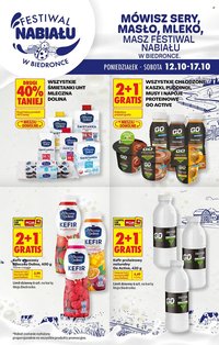 Gazetka BIEDRONKA - Festiwal nabiału