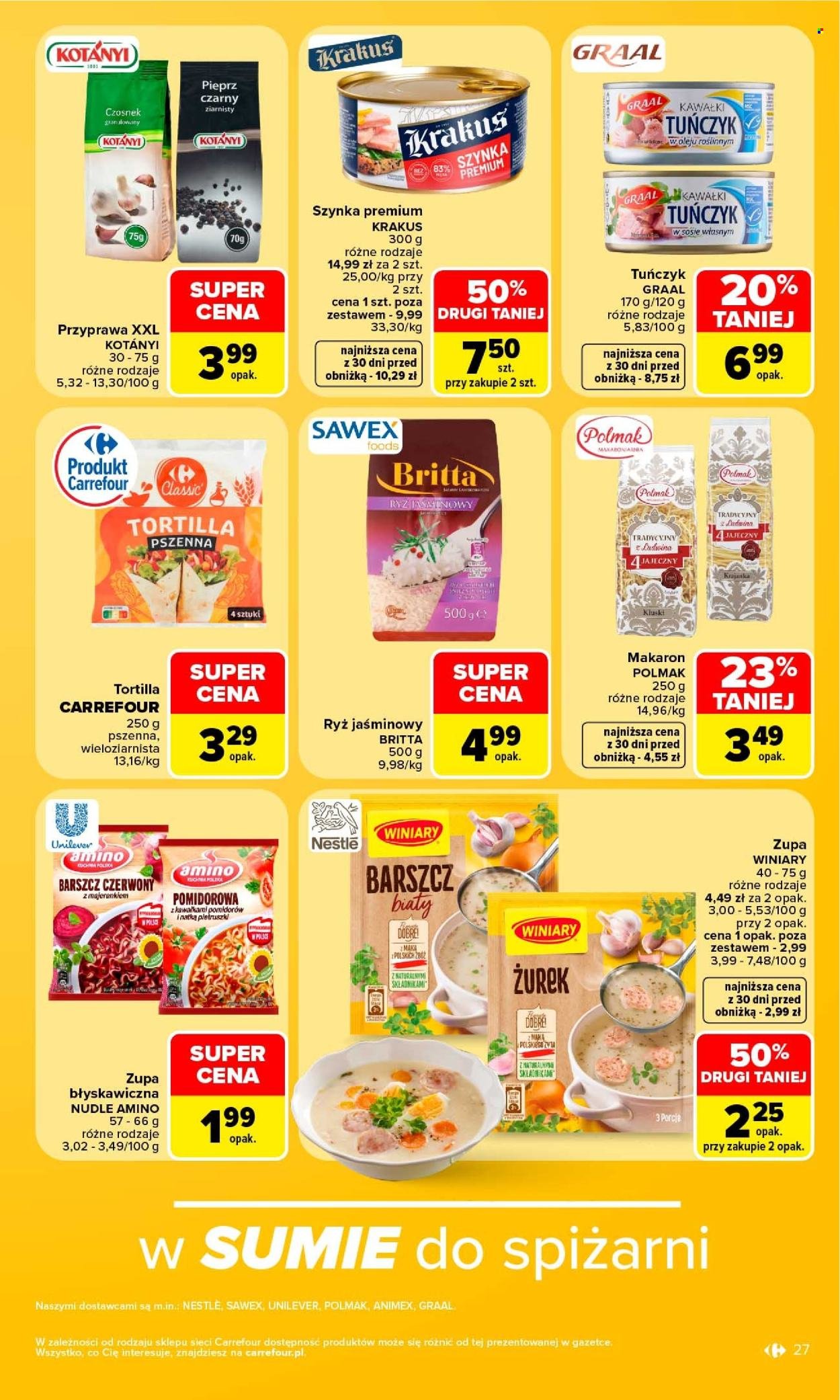 Gazetka CARREFOUR - Od poniedziałku