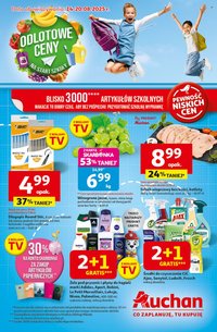 Gazetka AUCHAN - Odlotowe ceny na start szkoły (2025-08-14 - 2025-08-20)