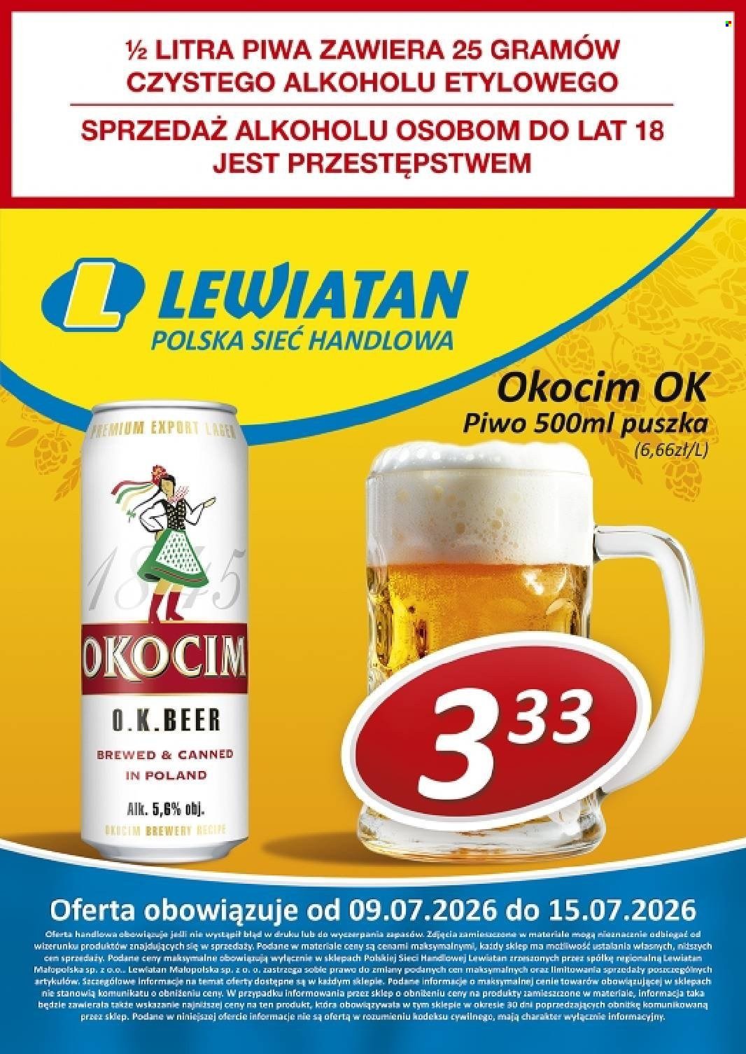 Gazetka LEWIATAN - Od czwartku 9.07.2026