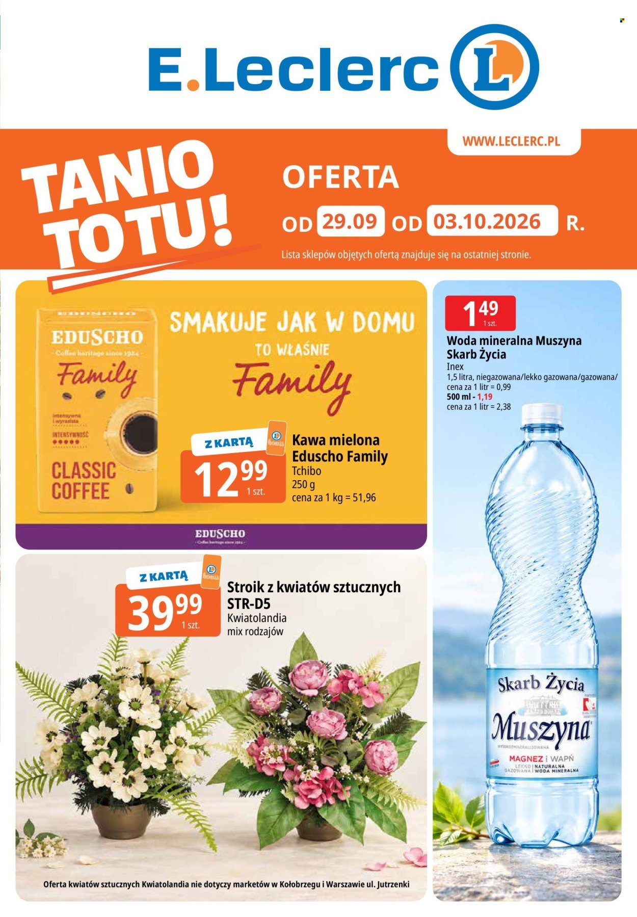 Gazetka E.LECLERC - Od wtorku 29.09.2026