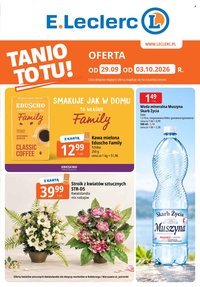 Gazetka E.LECLERC - Od wtorku 29.09.2026