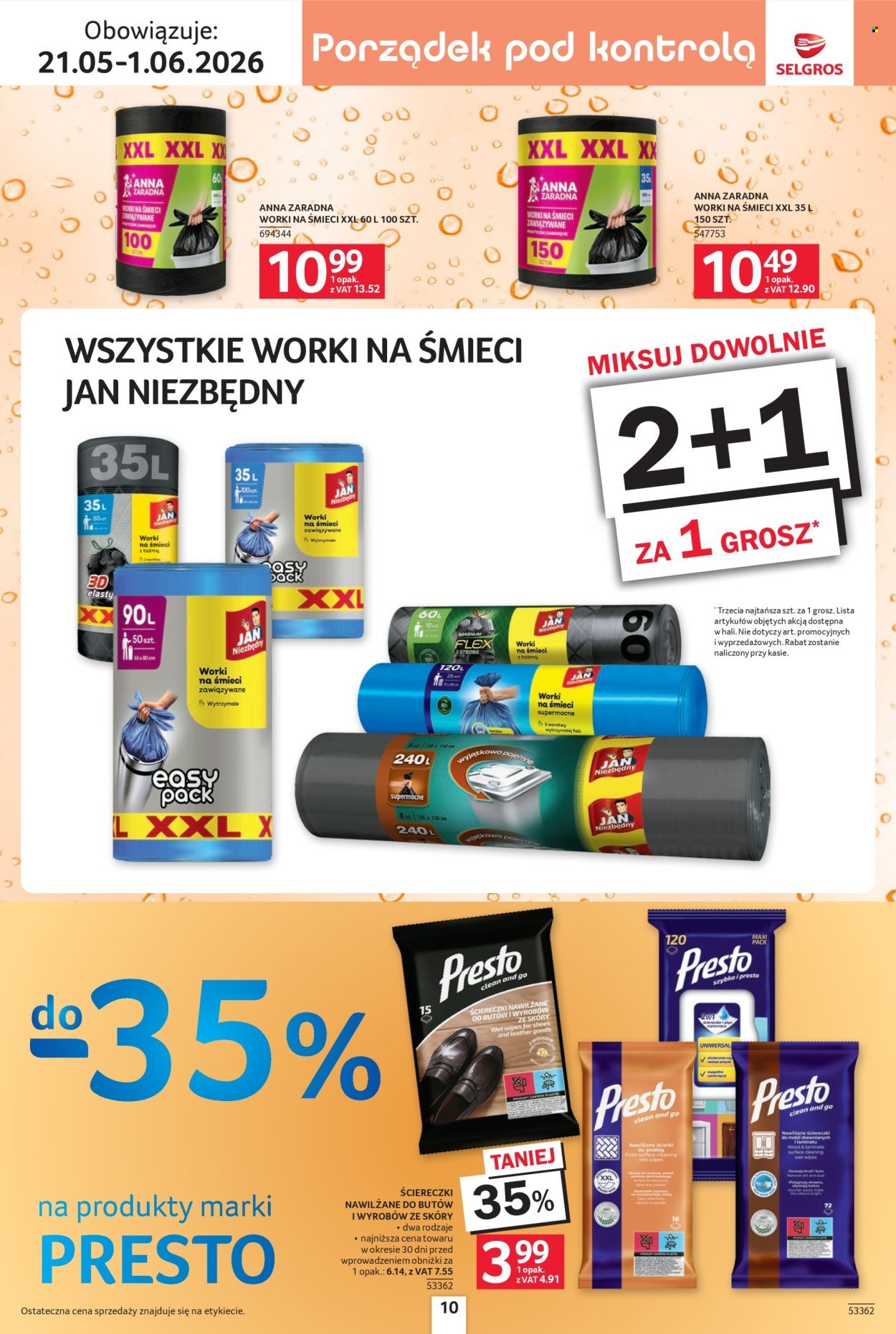 Gazetka SELGROS - Katalog Sprzątanie