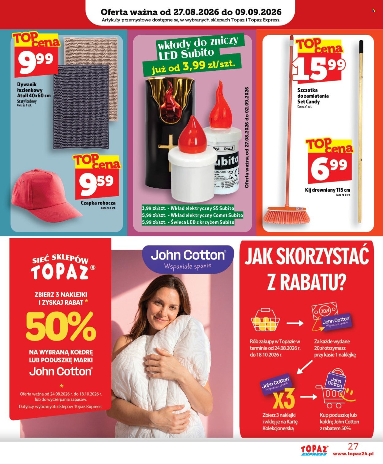 Gazetka TOPAZ - Od czwartku 27.08.2026