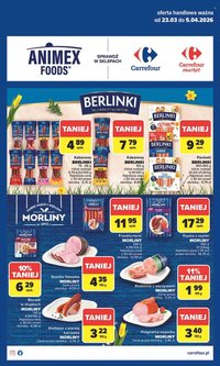 Gazetka CARREFOUR - Animex foods (2026-03-23 - 2026-04-05)