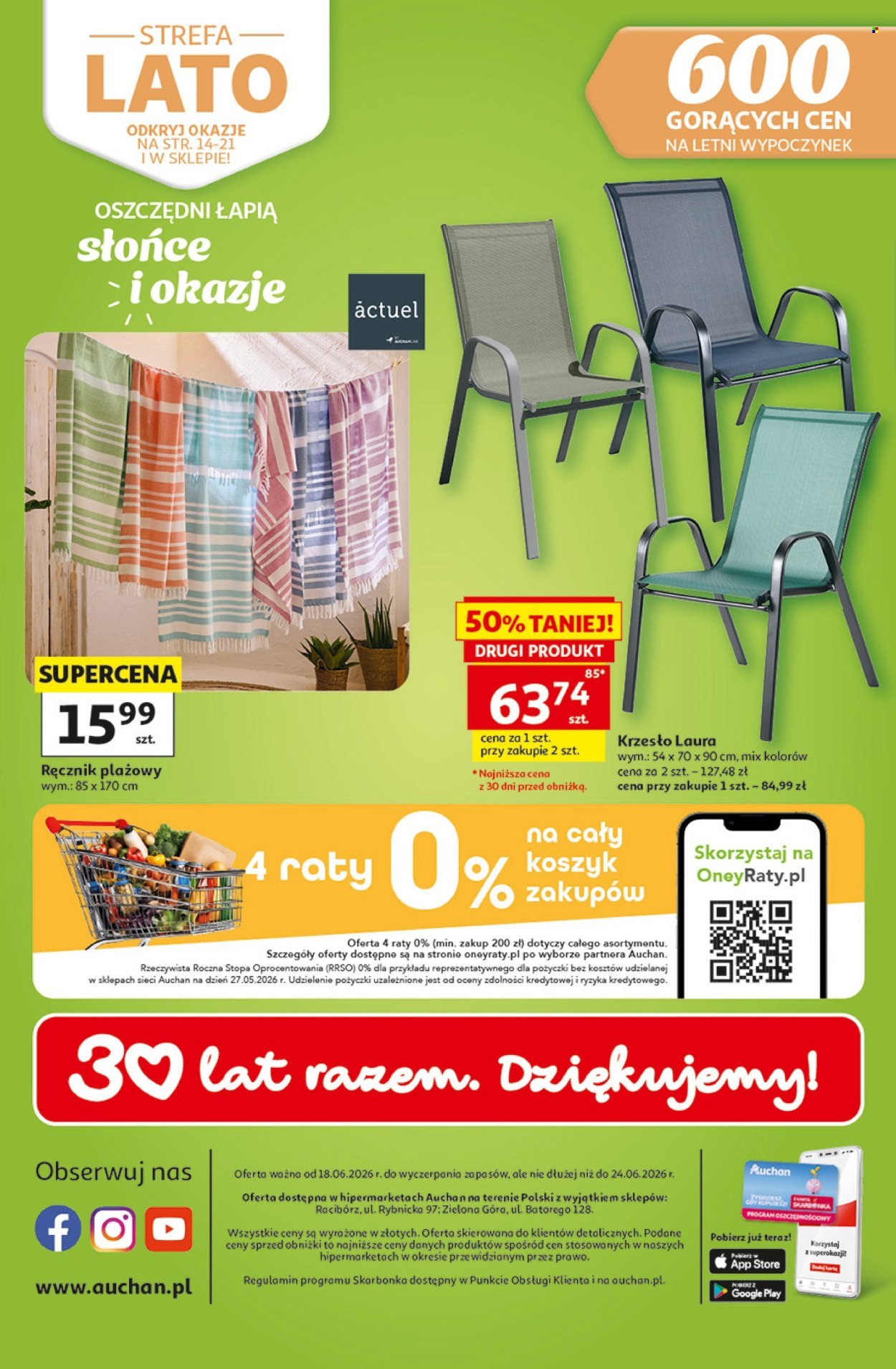 Gazetka AUCHAN - 30 Lat
