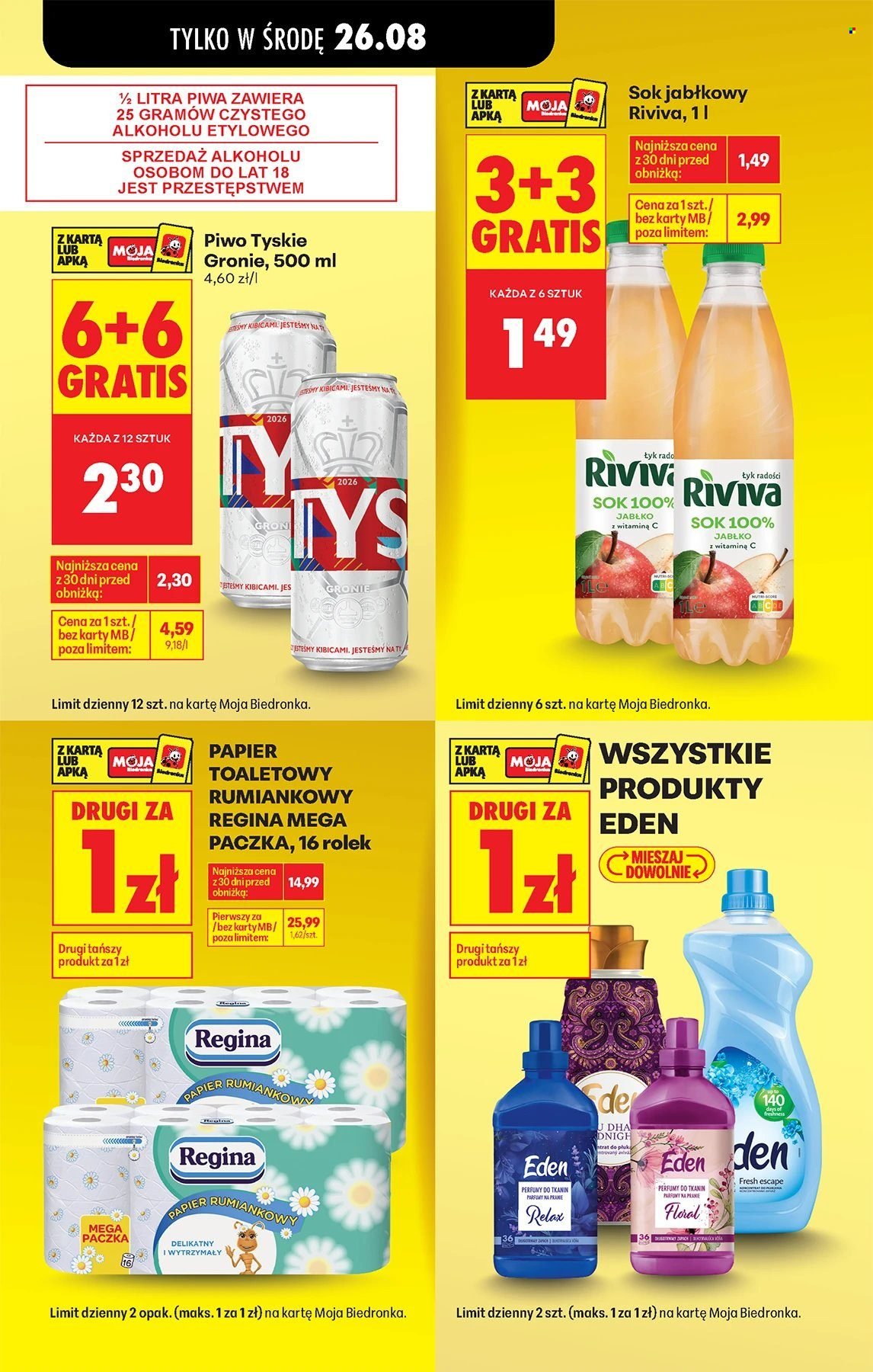 Gazetka BIEDRONKA - W tym tygodniu od poniedziałku