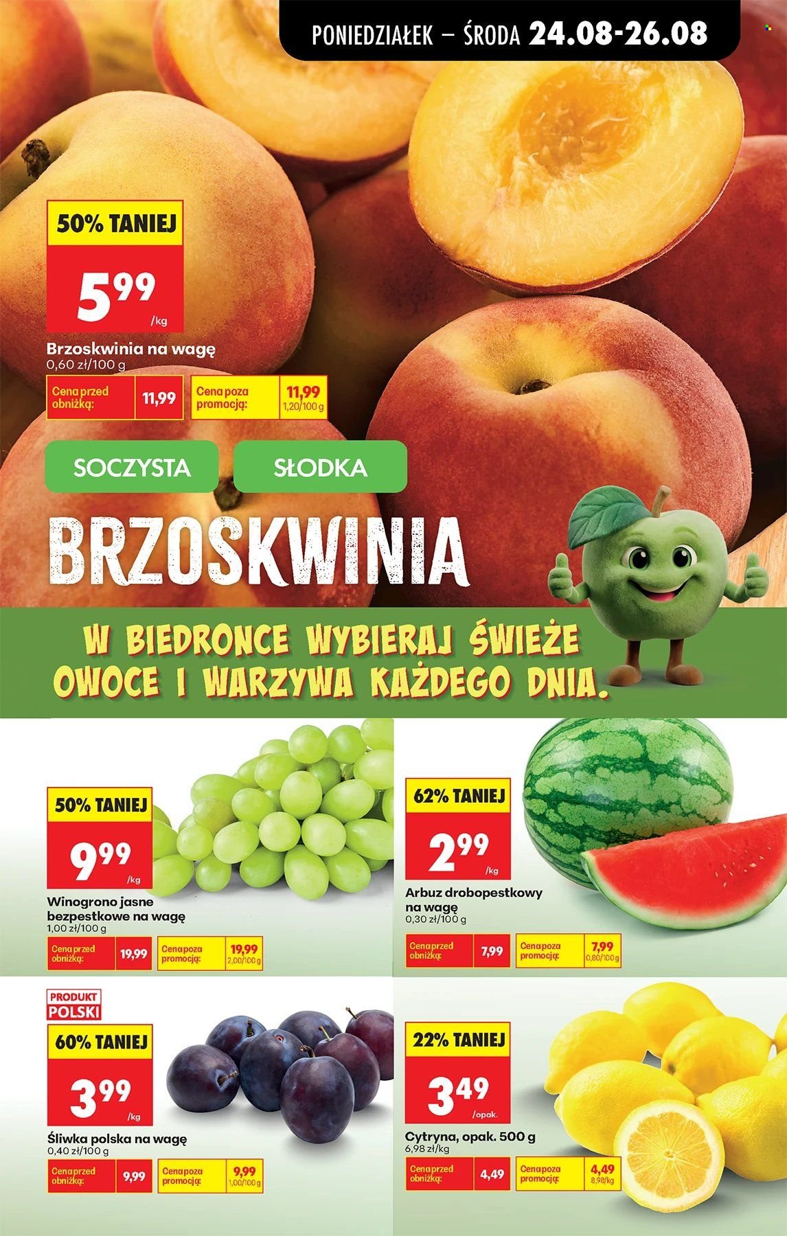 Gazetka BIEDRONKA - W tym tygodniu od poniedziałku