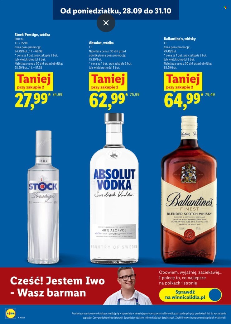 Gazetka LIDL - Katalog alkoholi mocnych
