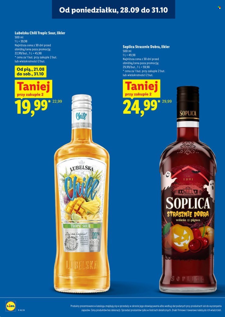 Gazetka LIDL - Katalog alkoholi mocnych