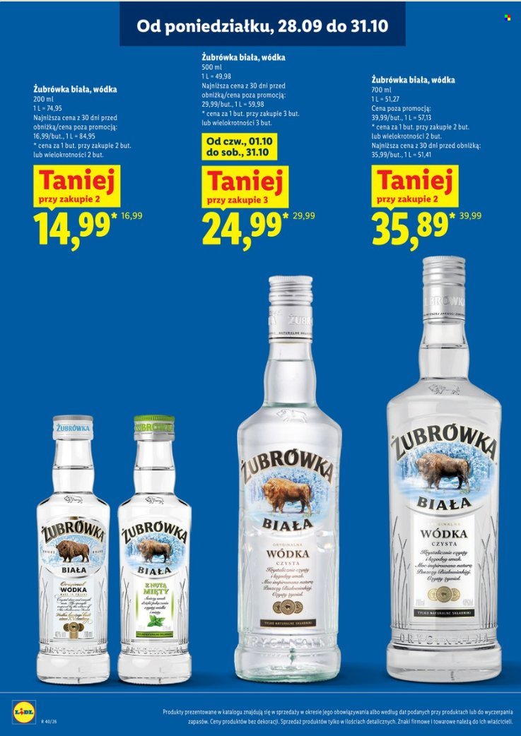 Gazetka LIDL - Katalog alkoholi mocnych
