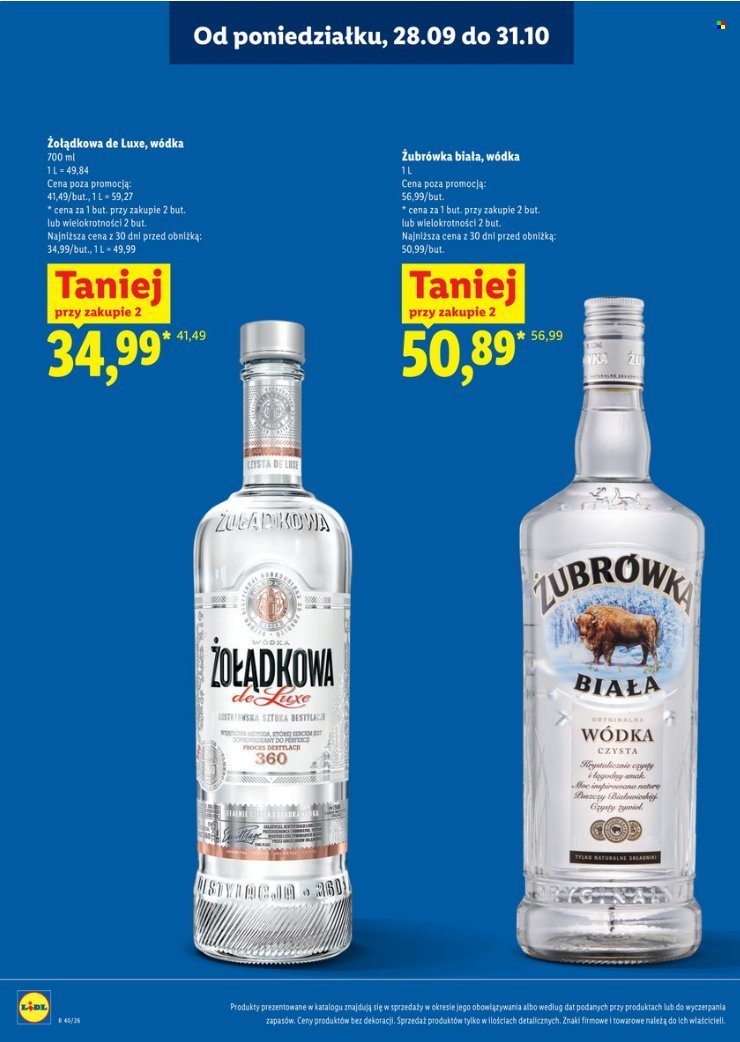 Gazetka LIDL - Katalog alkoholi mocnych