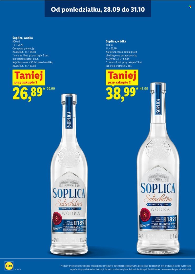 Gazetka LIDL - Katalog alkoholi mocnych