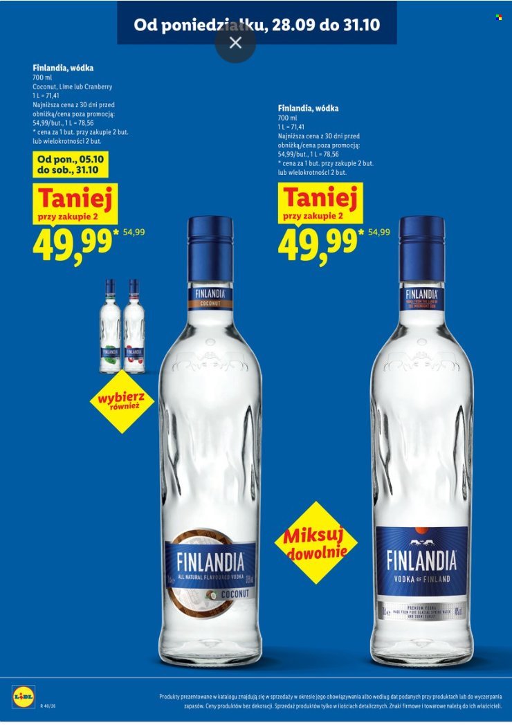 Gazetka LIDL - Katalog alkoholi mocnych