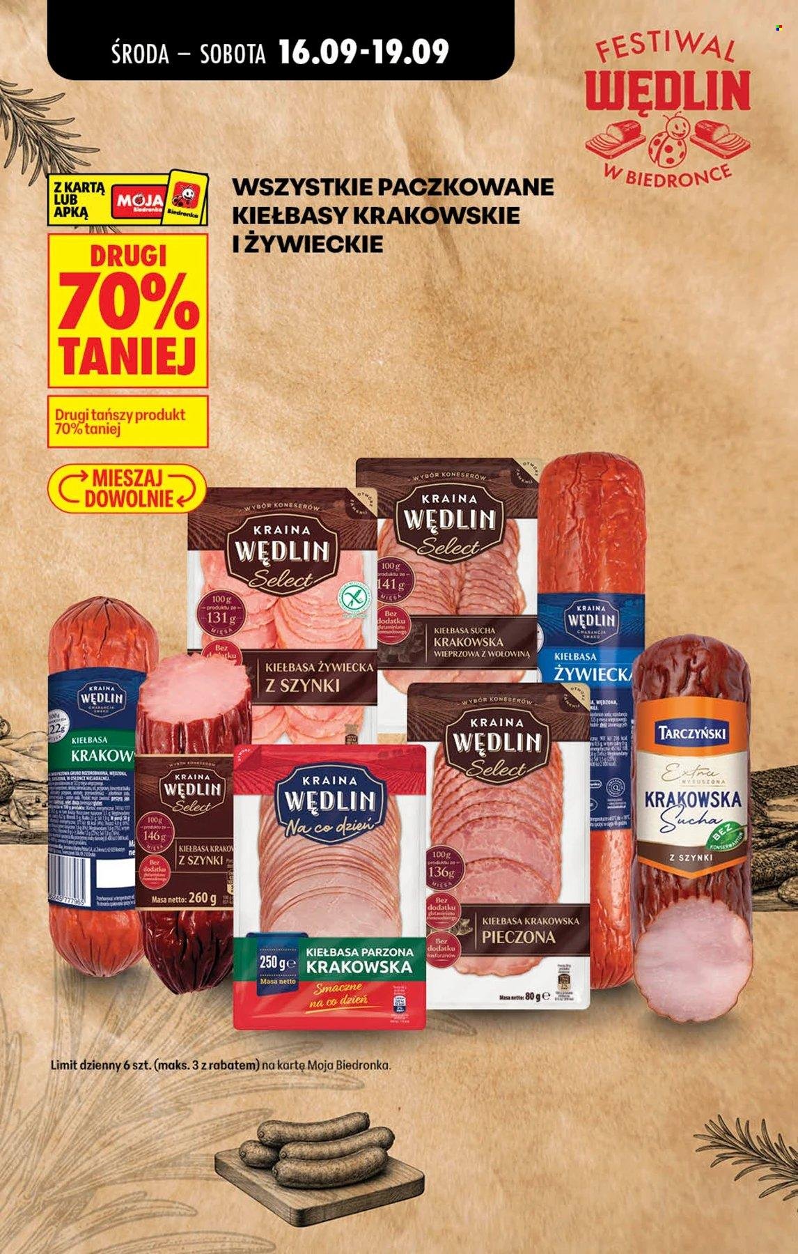 Gazetka BIEDRONKA - Festiwal Wędlin