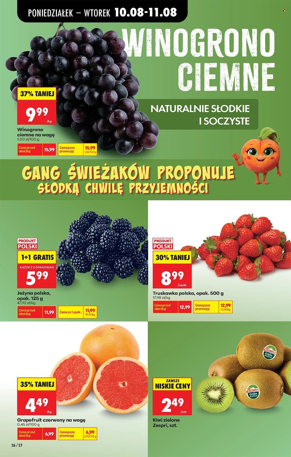 Gazetka BIEDRONKA - W tym tygodniu od poniedziałku