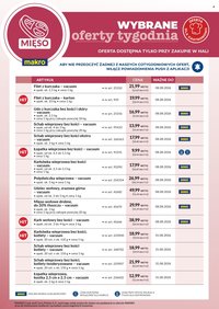 Gazetka MAKRO - Ulotka mięso - wybrane oferty tygodnia
