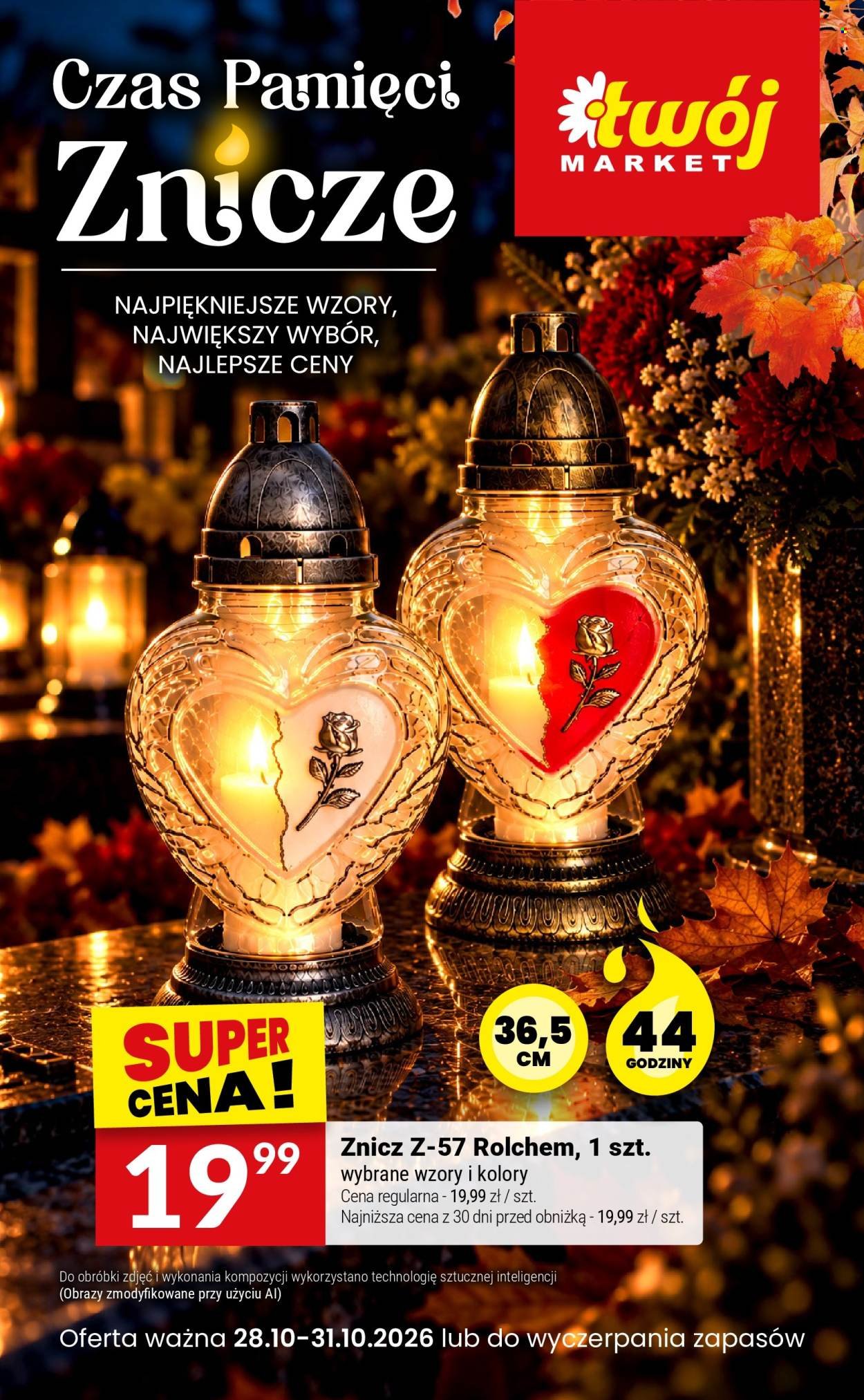 Gazetka TWÓJ MARKET - Katalog zniczy 44/2026