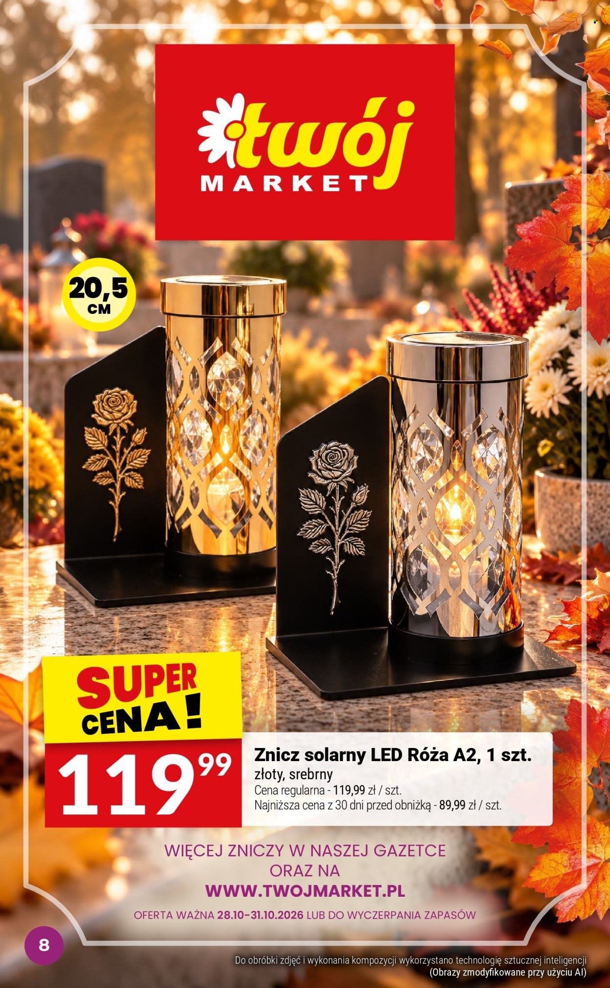 Gazetka TWÓJ MARKET - Katalog zniczy 44/2026