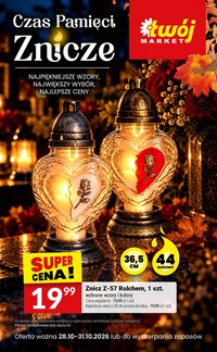 Gazetka TWÓJ MARKET - Katalog zniczy 44/2026