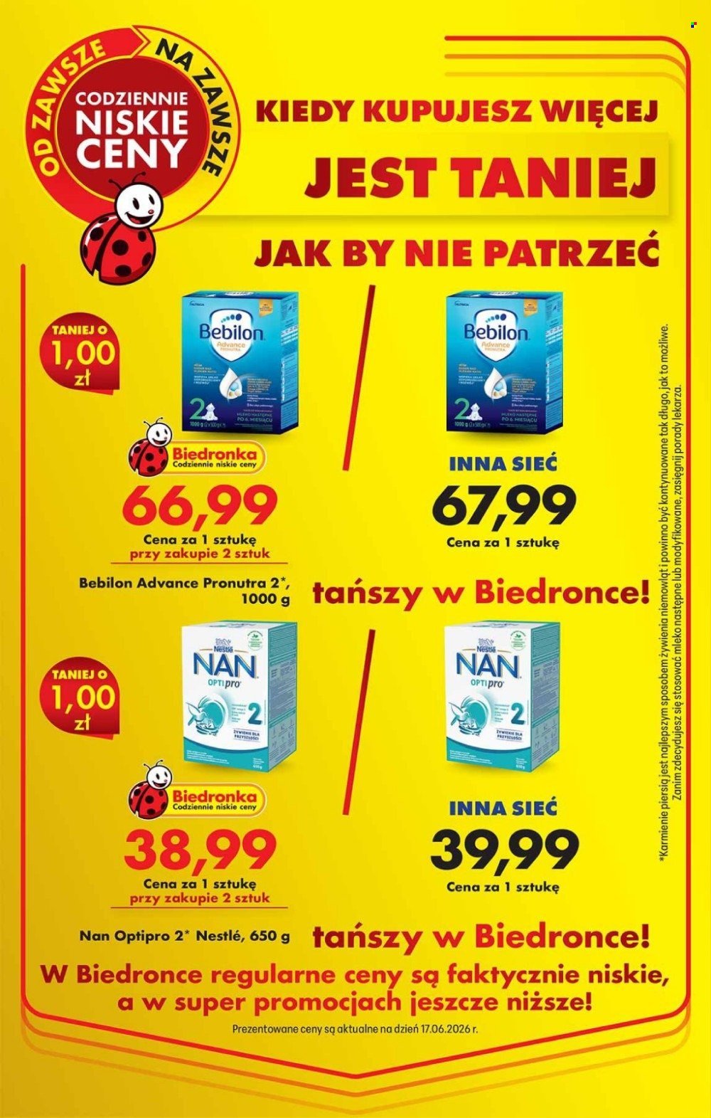 Gazetka BIEDRONKA - Kiedy kupujesz więcej jest taniej
