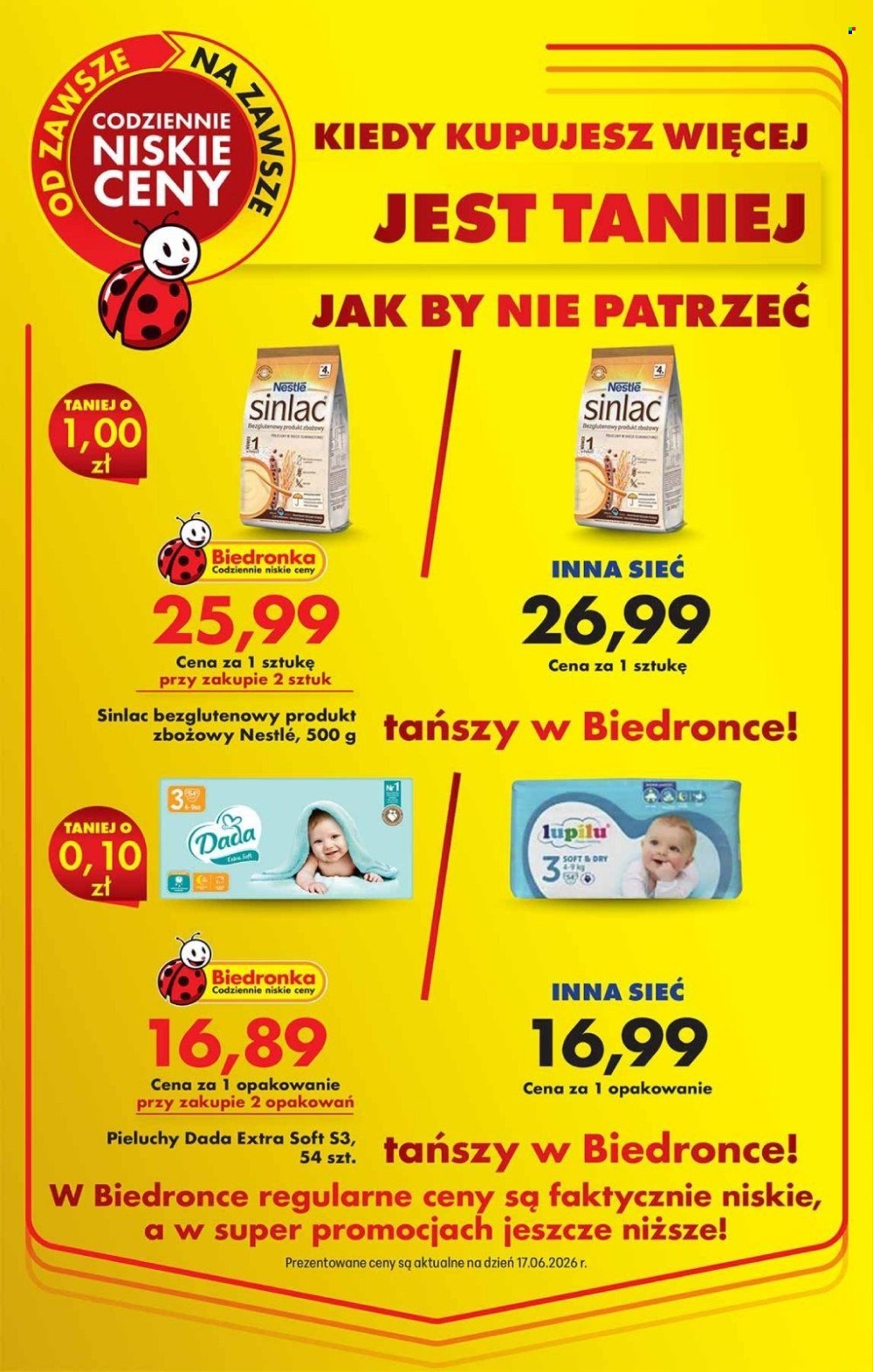 Gazetka BIEDRONKA - Kiedy kupujesz więcej jest taniej
