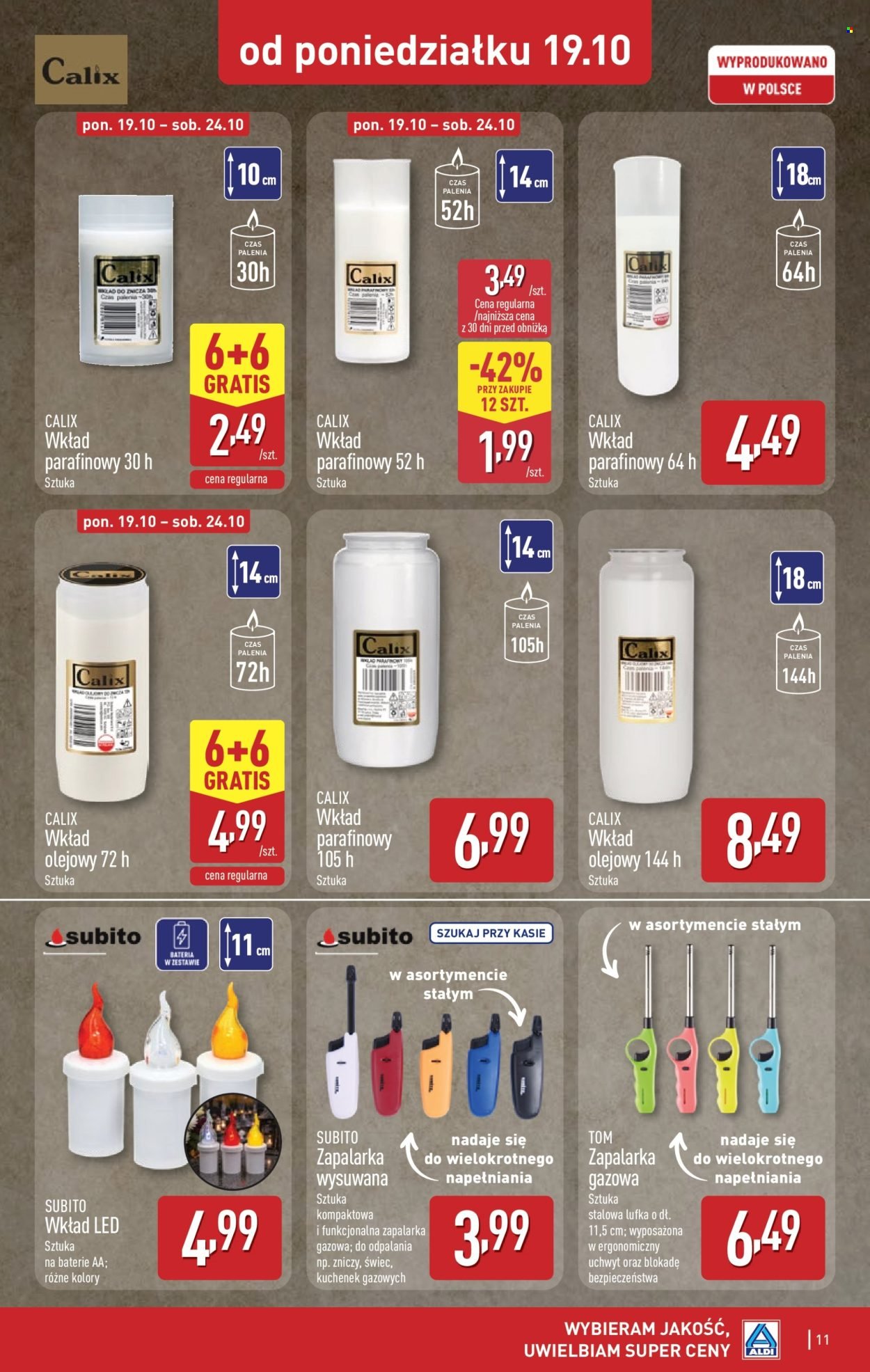 Gazetka ALDI - Znicze i stroiki