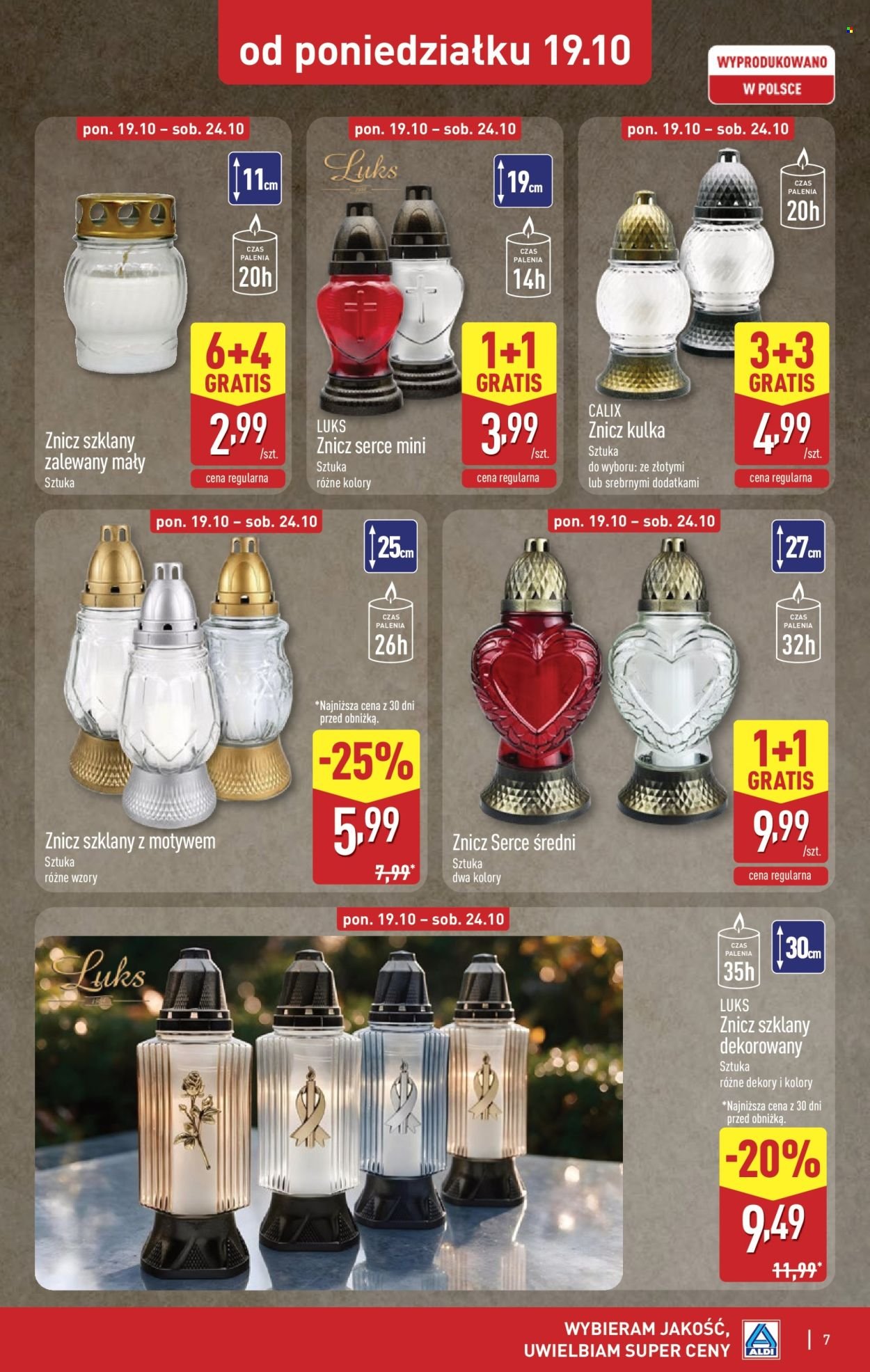 Gazetka ALDI - Znicze i stroiki