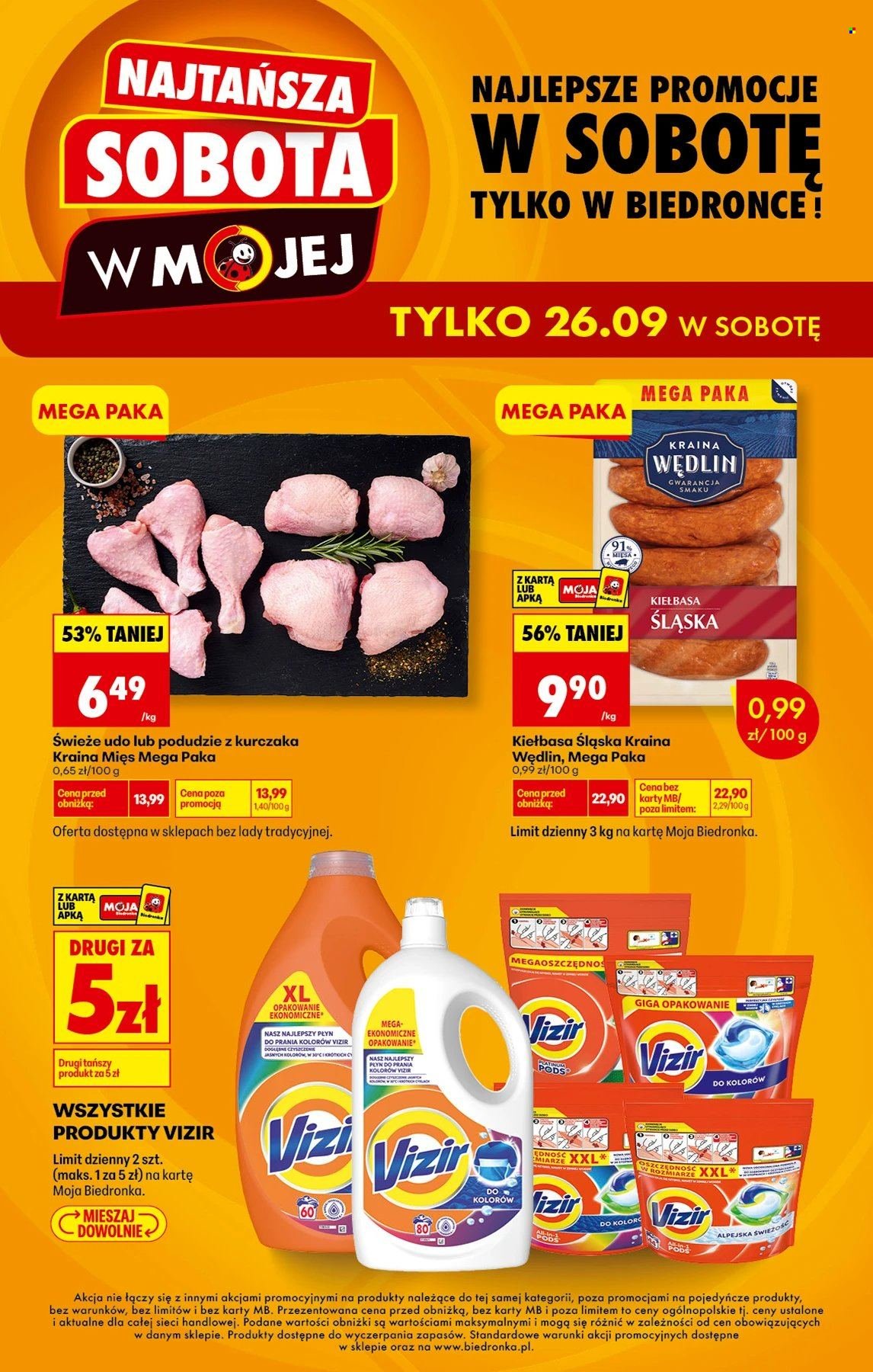 Gazetka BIEDRONKA - Najtańsza soboty