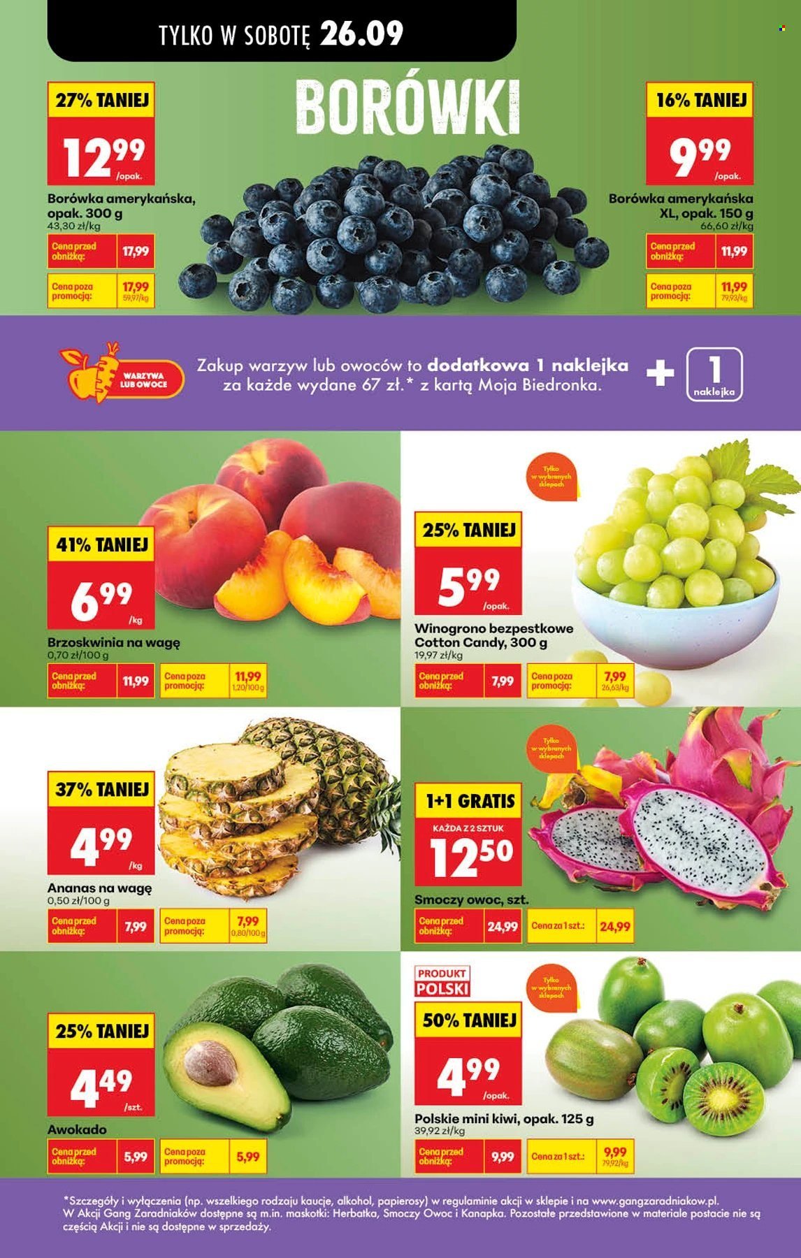 Gazetka BIEDRONKA - Najtańsza soboty