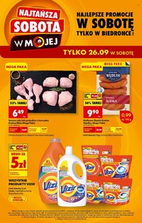 Gazetka BIEDRONKA - Najtańsza soboty