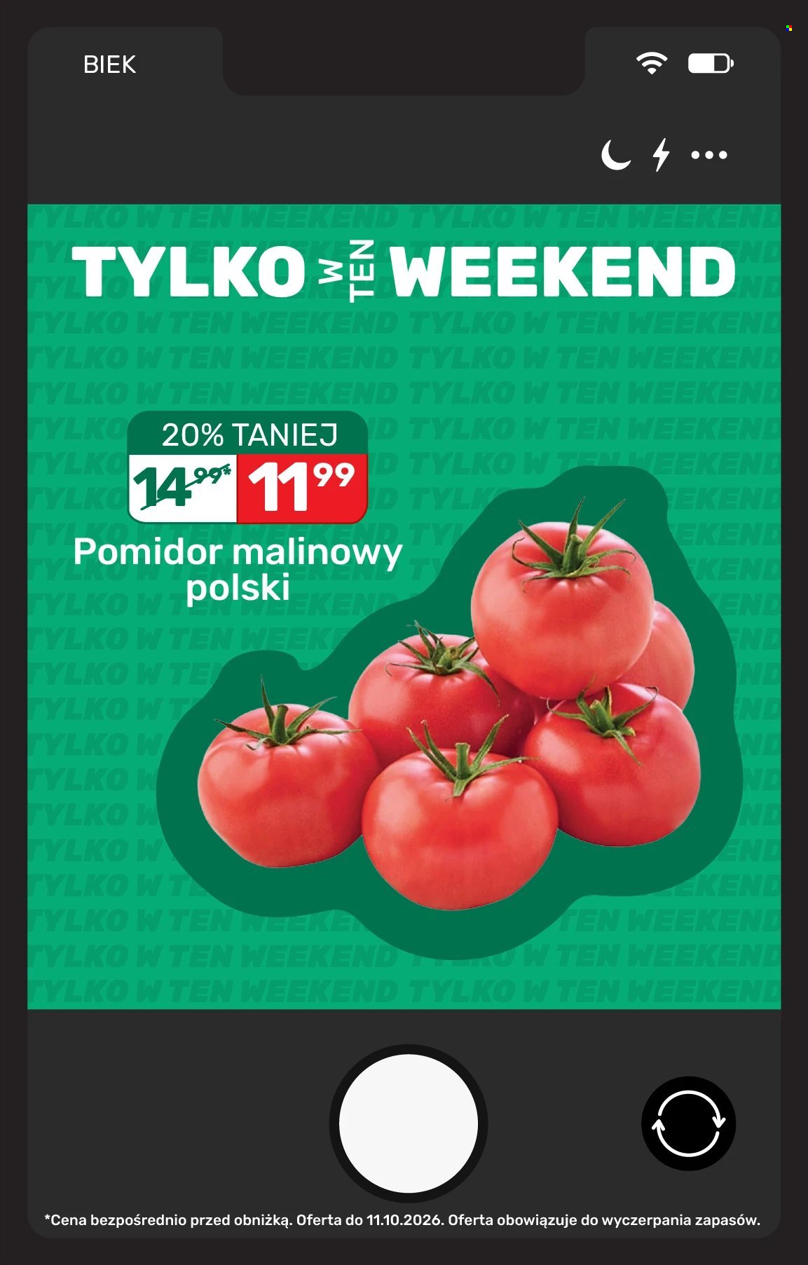 Gazetka BIEDRONKA - Biek