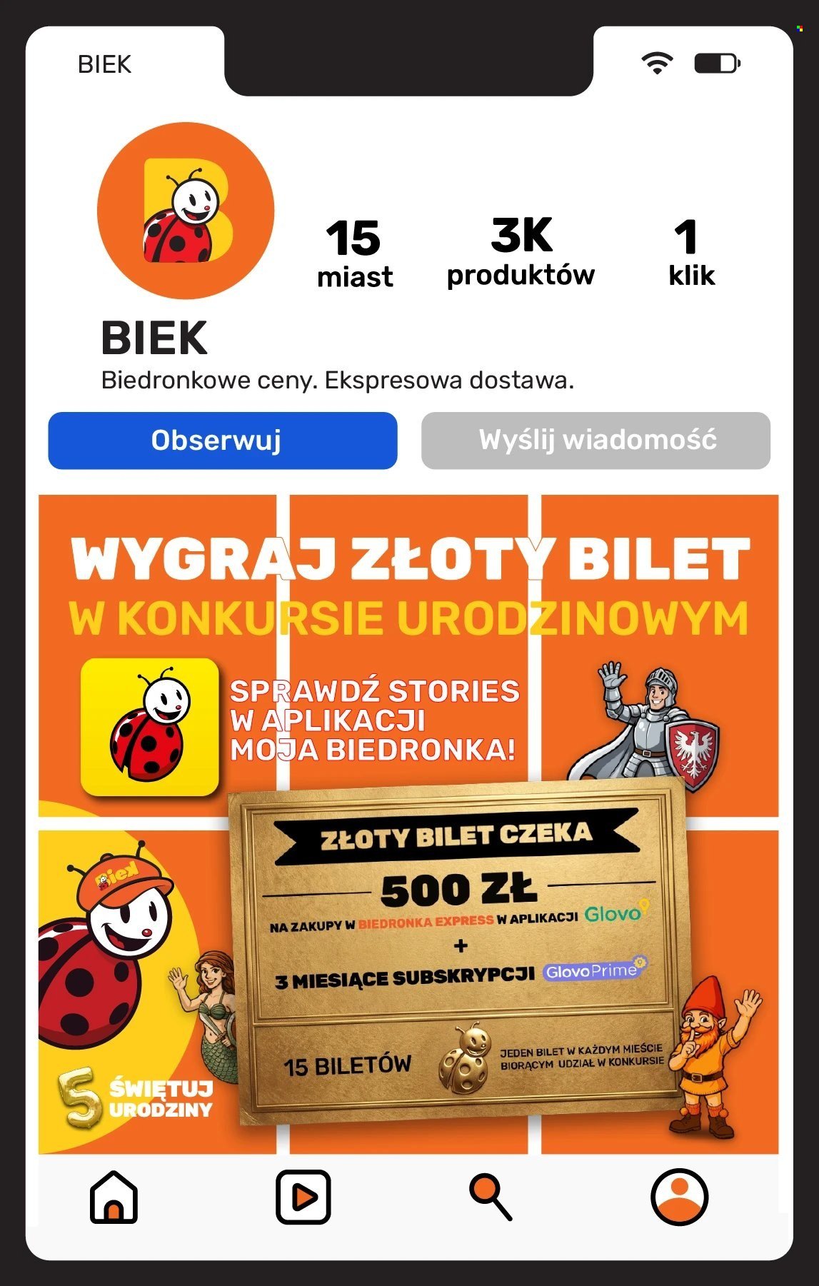 Gazetka BIEDRONKA - Biek