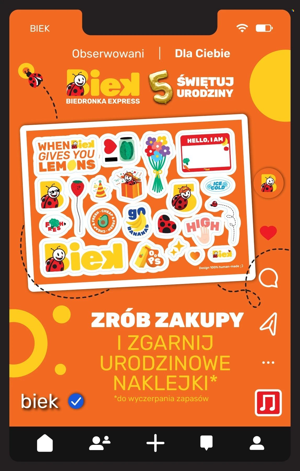 Gazetka BIEDRONKA - Biek