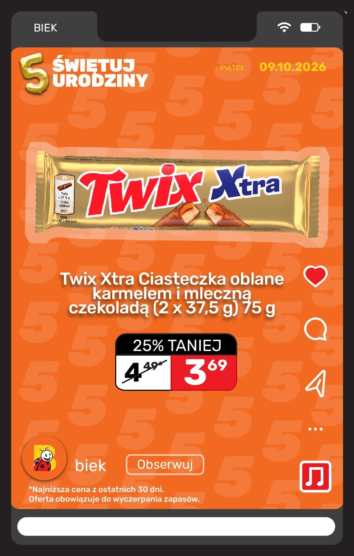 Gazetka BIEDRONKA - Biek