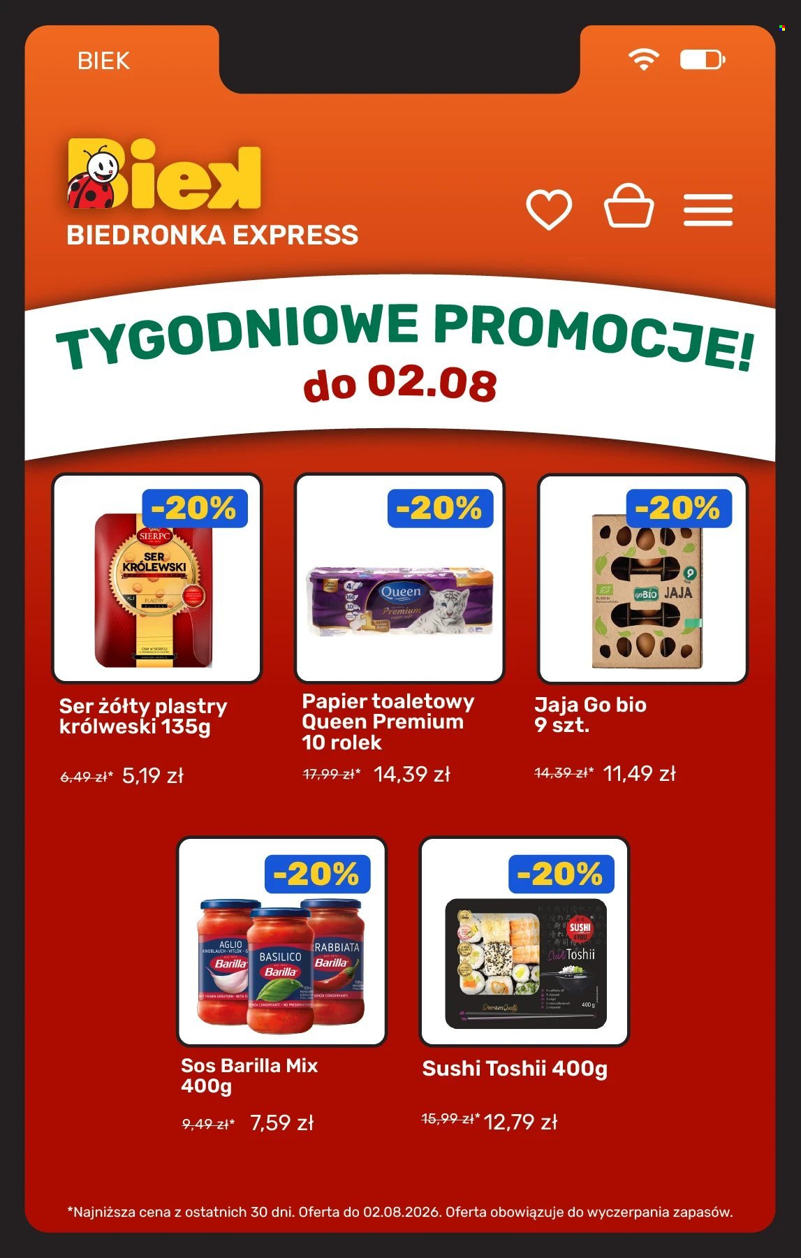 Gazetka BIEDRONKA - Biek