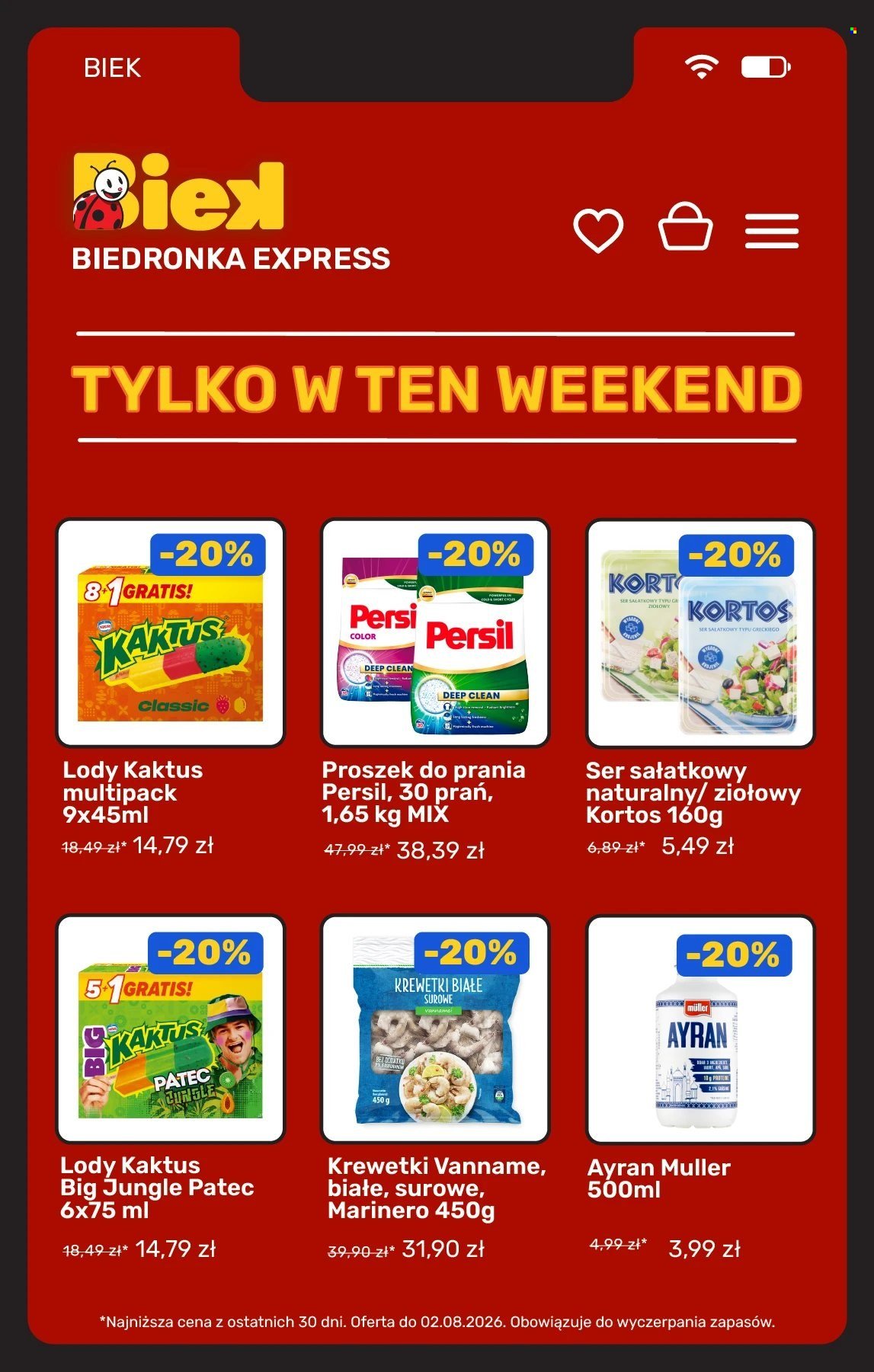 Gazetka BIEDRONKA - Biek