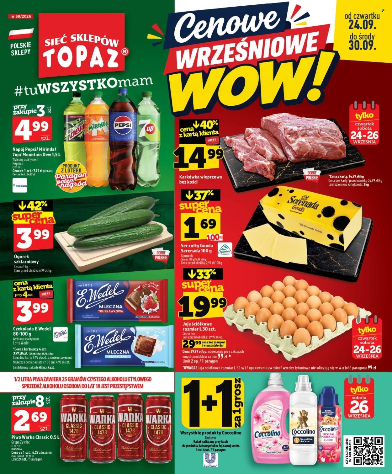 Gazetka TOPAZ - Od czwartku 24.09.2026