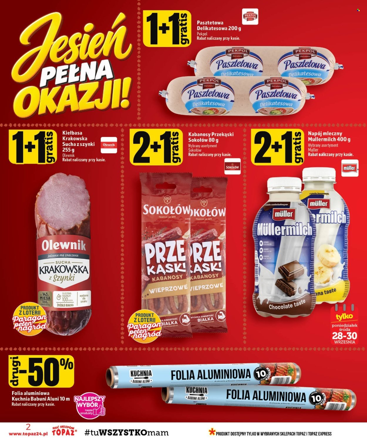 Gazetka TOPAZ - Od czwartku 24.09.2026