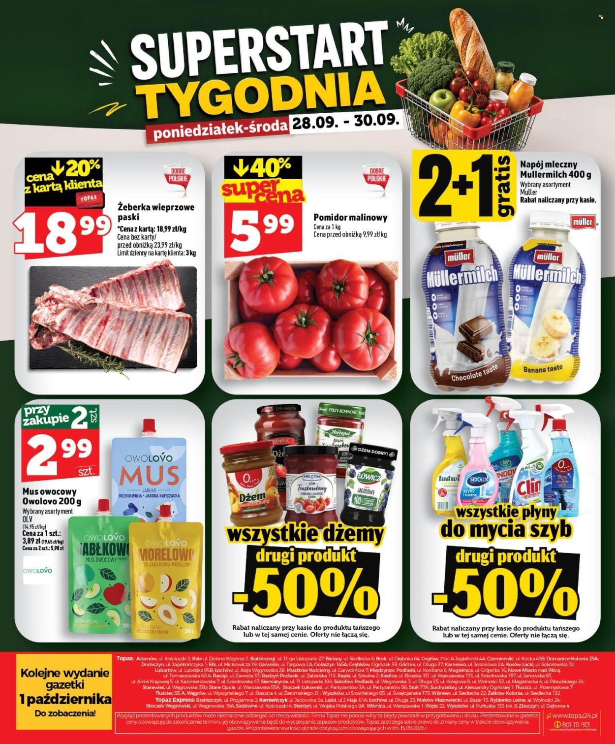Gazetka TOPAZ - Od czwartku 24.09.2026