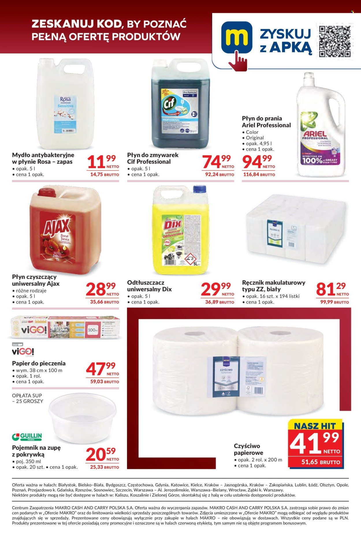 Gazetka MAKRO - Oferta dla gastronomii