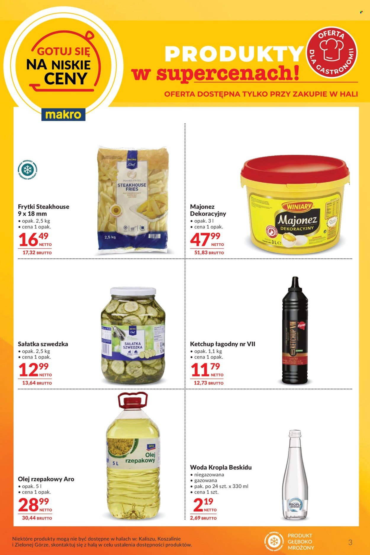 Gazetka MAKRO - Oferta dla gastronomii