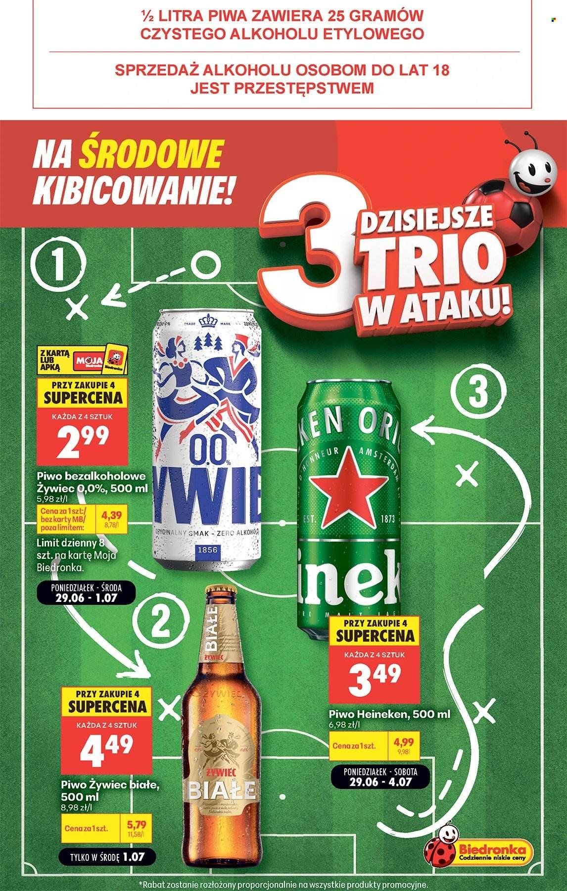Gazetka BIEDRONKA - Na środowe kibicowanie