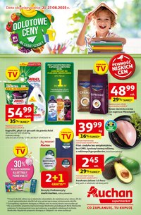 Gazetka AUCHAN - Odlotowe ceny na start szkoły (2025-08-21 - 2025-08-27)
