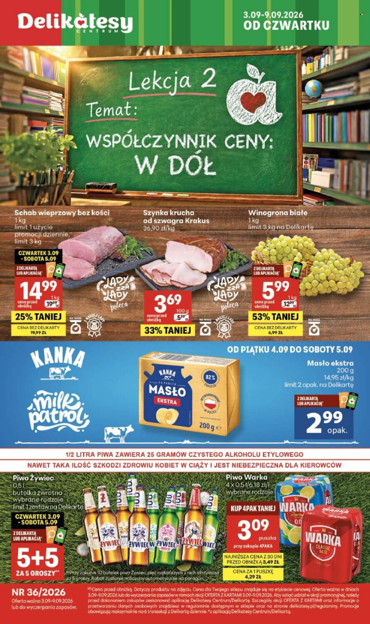Gazetka DELIKATESY CENTRUM - Od czwartku 3.09.2026